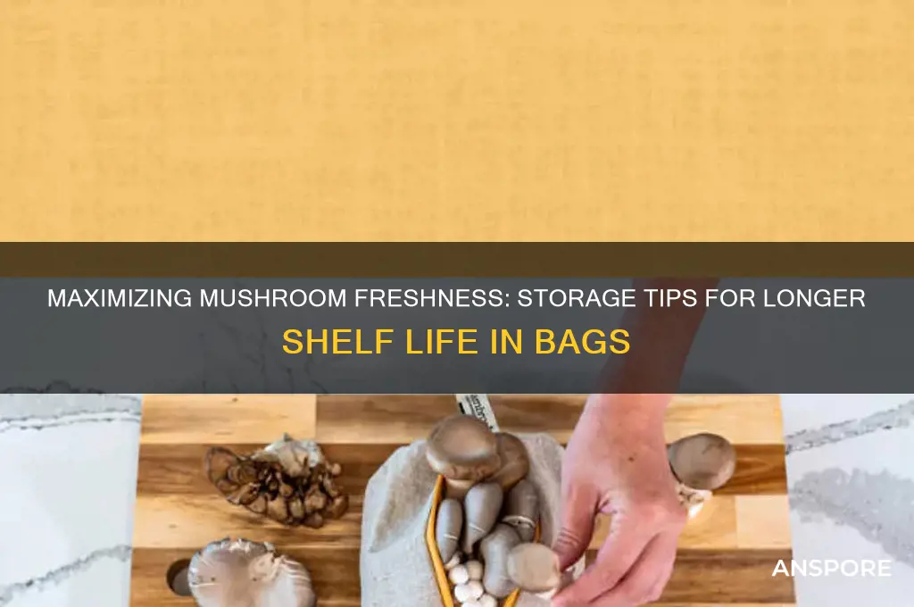 how long can mushrooms last in a bag