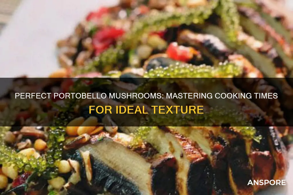 how long can you cook portobello mushroom