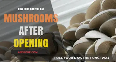Maximizing Mushroom Freshness: Shelf Life After Opening Explained