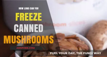 Freezing Canned Mushrooms: Shelf Life and Storage Tips Explained