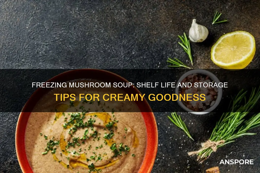 how long can you freeze cr of mushroom soup