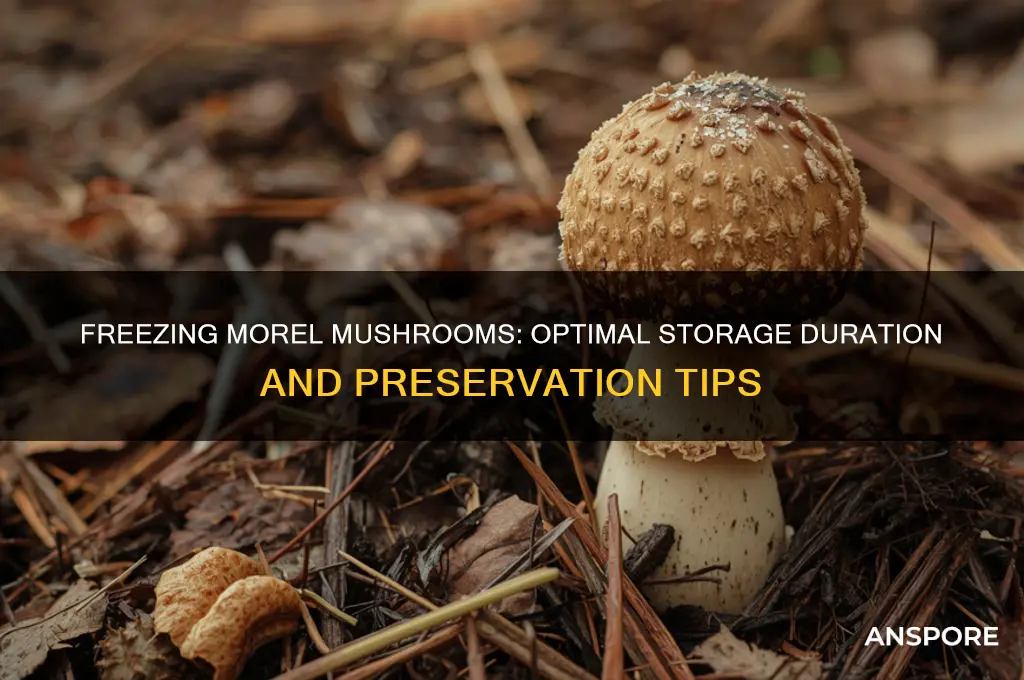 how long can you freeze morel mushrooms