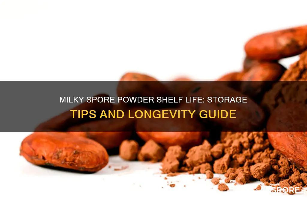 how long can you keep milky spore powder