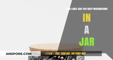 Preserving Mushrooms: Optimal Jar Storage Duration and Freshness Tips