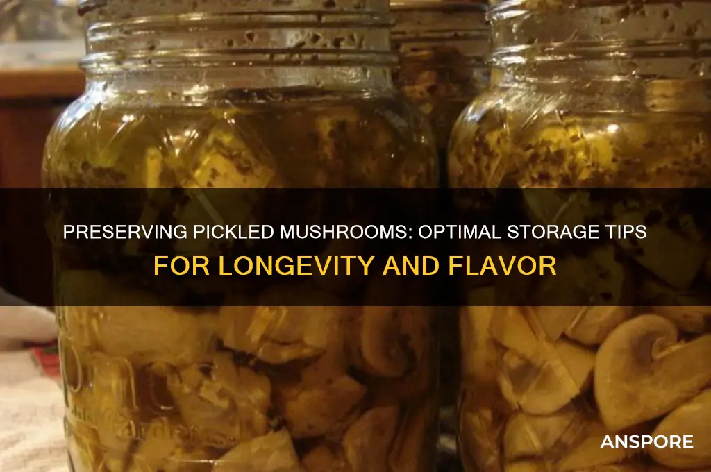 how long can you keep pickled mushrooms