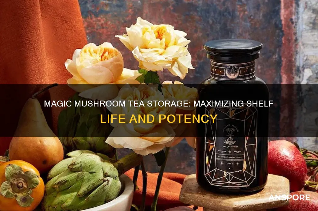 how long can you store magic mushroom tea
