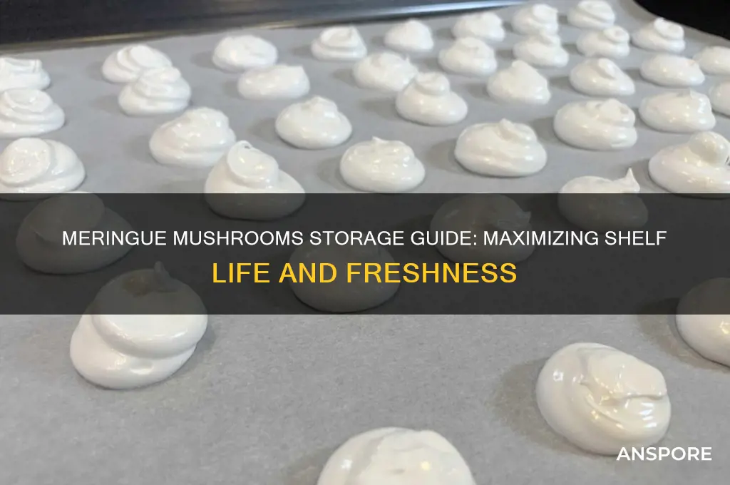 how long can you store meringue mushrooms