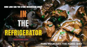 Storing Mushroom Gravy: Refrigerator Shelf Life and Freshness Tips