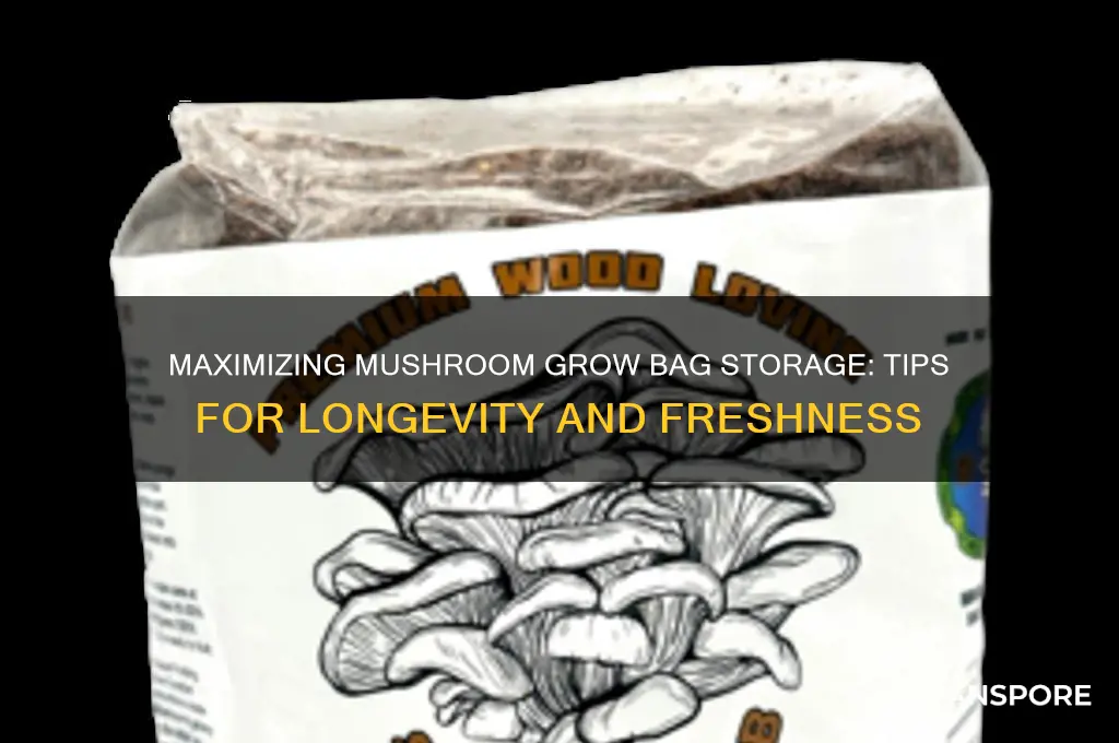 how long can you store mushroom grow bags