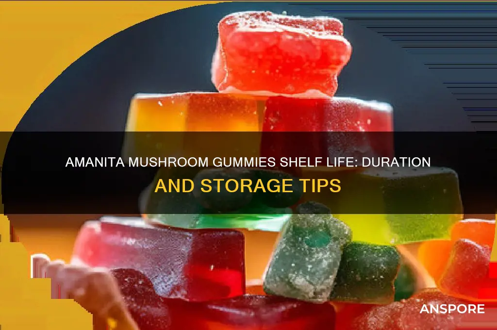 how long do amanita mushroom gummies last