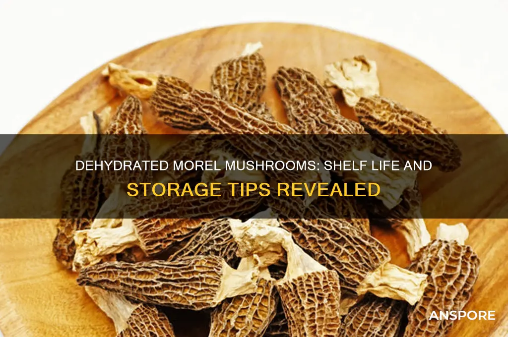 how long do dehydrated morel mushrooms last