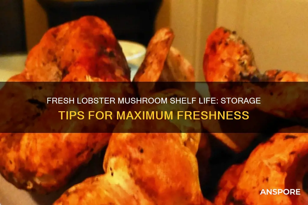 how long do fresh lobster mushroom last