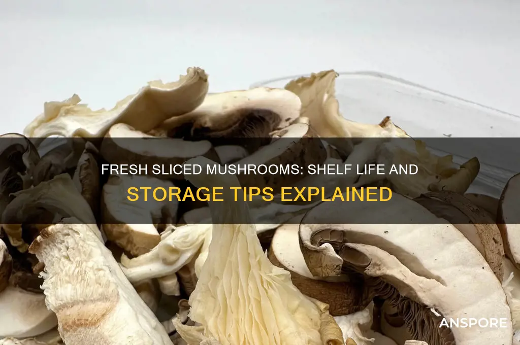 how long do fresh sliced mushroom last