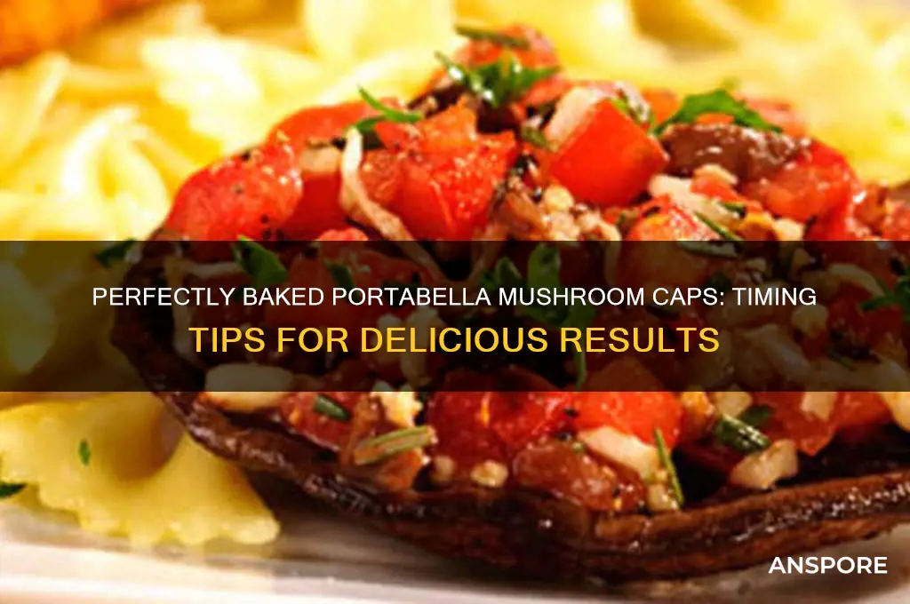 how long do i need to bake portabella mushroom caps