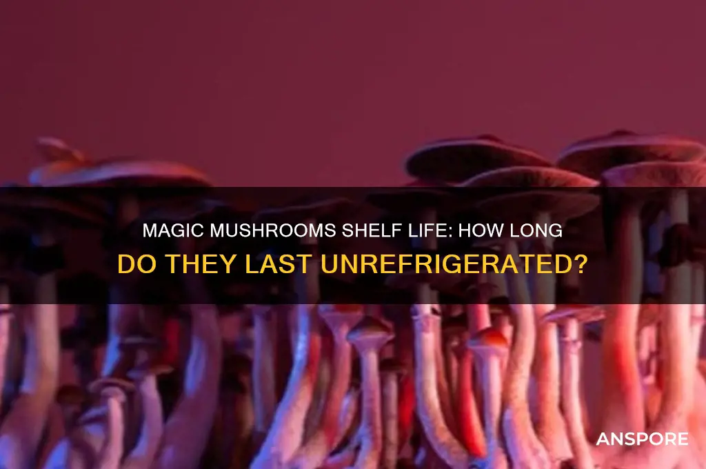 how long do magic mushrooms last out of the fridge