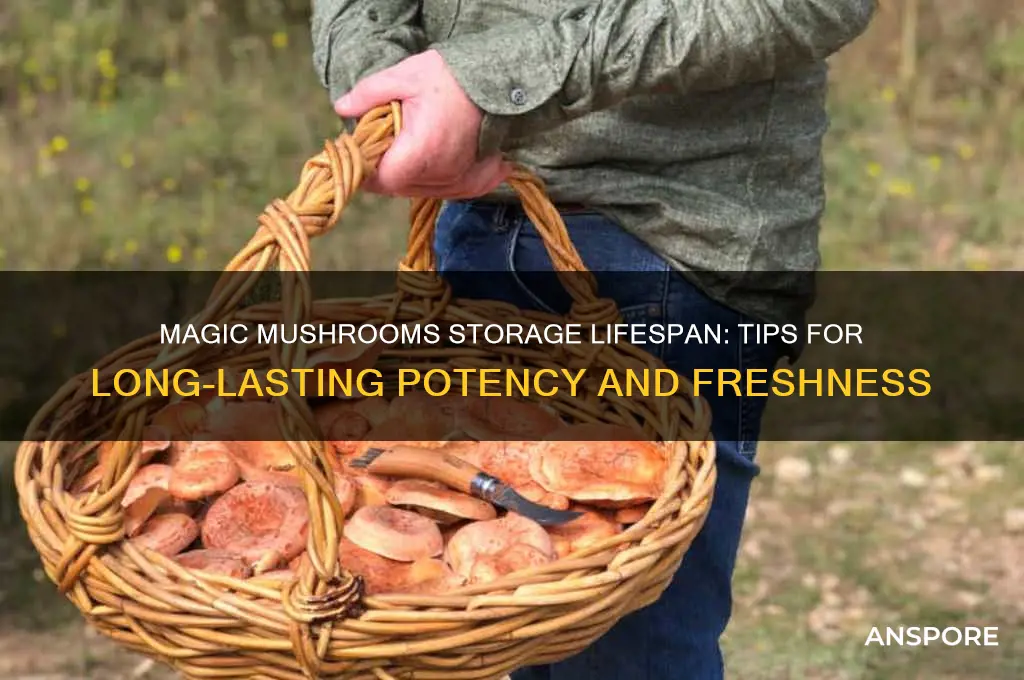 how long do magic mushrooms last storage