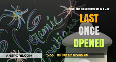 Opened Mushroom Jar Lifespan: Maximizing Freshness and Storage Tips