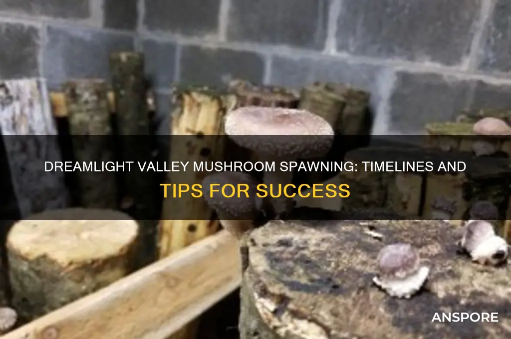 how long do mushrooms take to spawn dreamlight valley