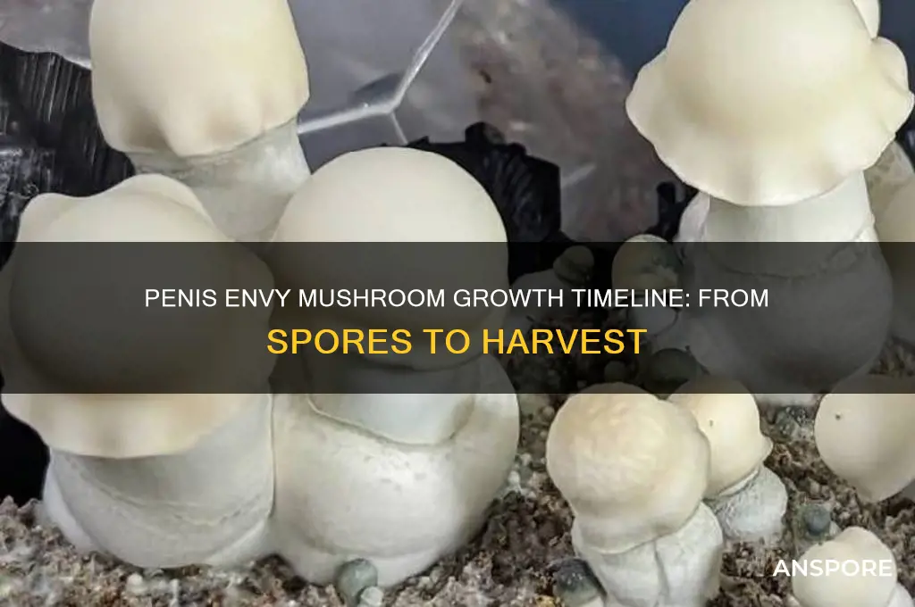how long do penis envy mushrooms take to grow
