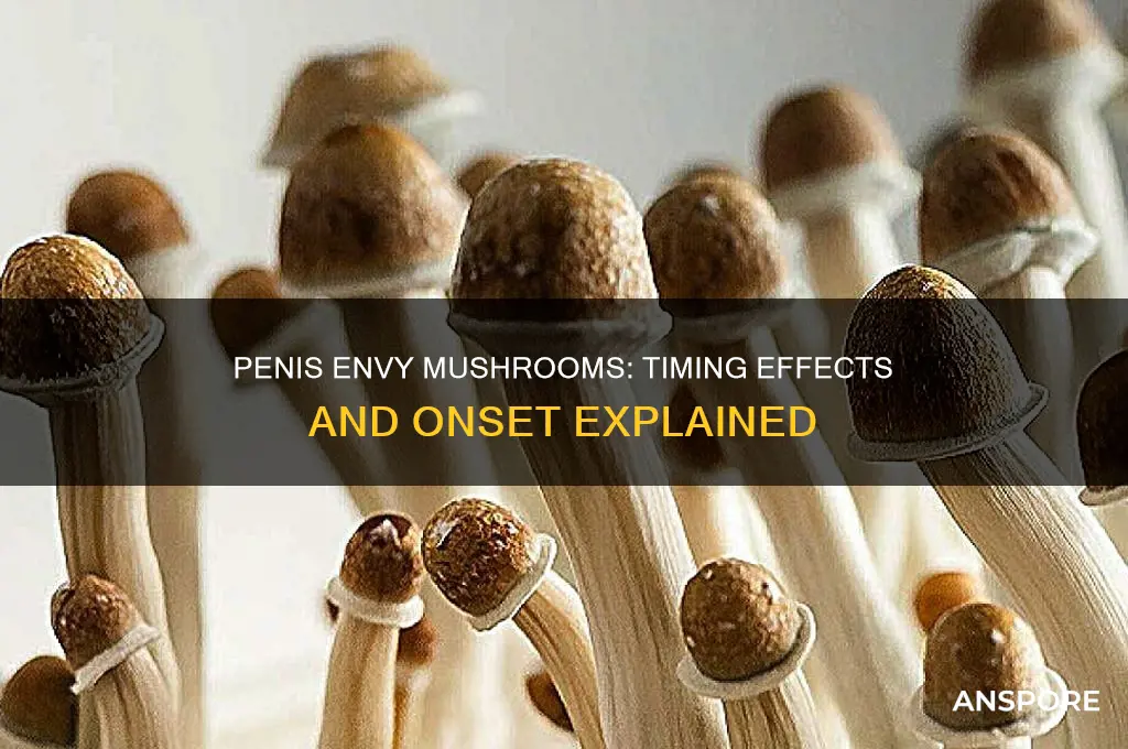 how long do penis envy mushrooms take to kick in
