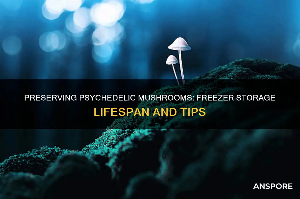 how long do psychedelic mushrooms stay good in freezer