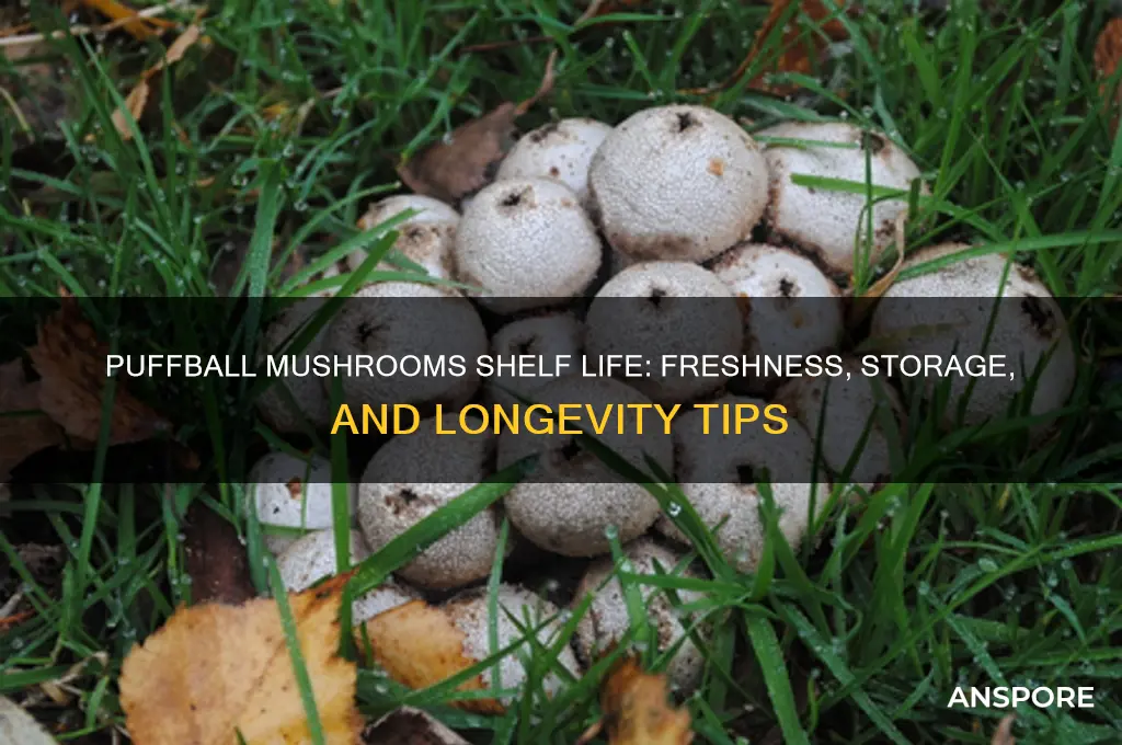 how long do puffball mushrooms last