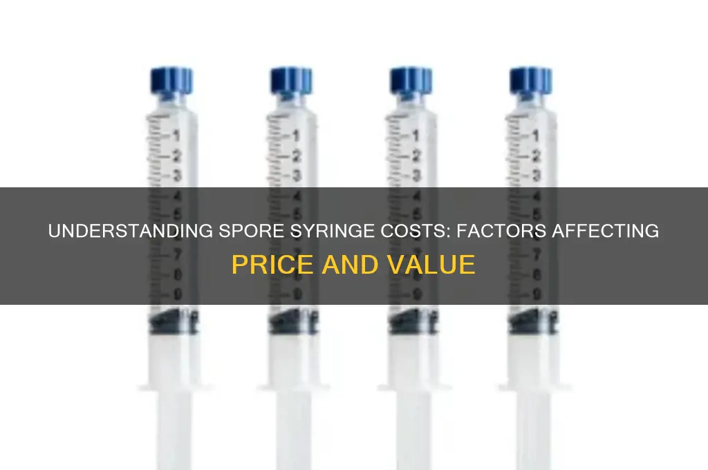 how long do spore syringes cost