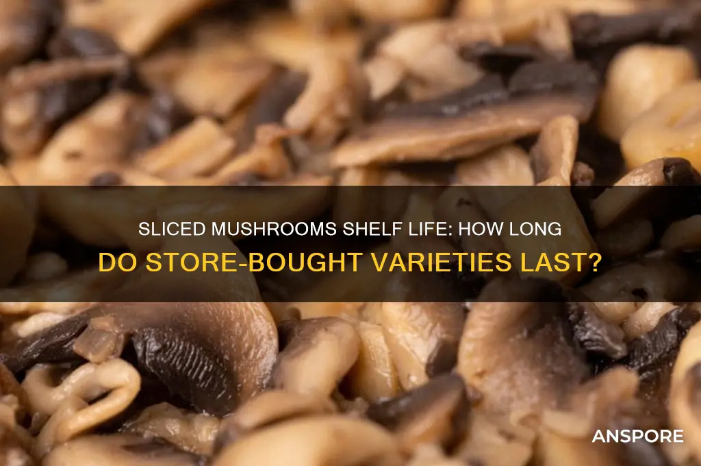 how long do store bought sliced mushrooms last