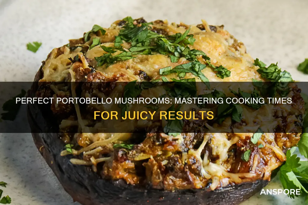 how long do u cook portobello mushrooms