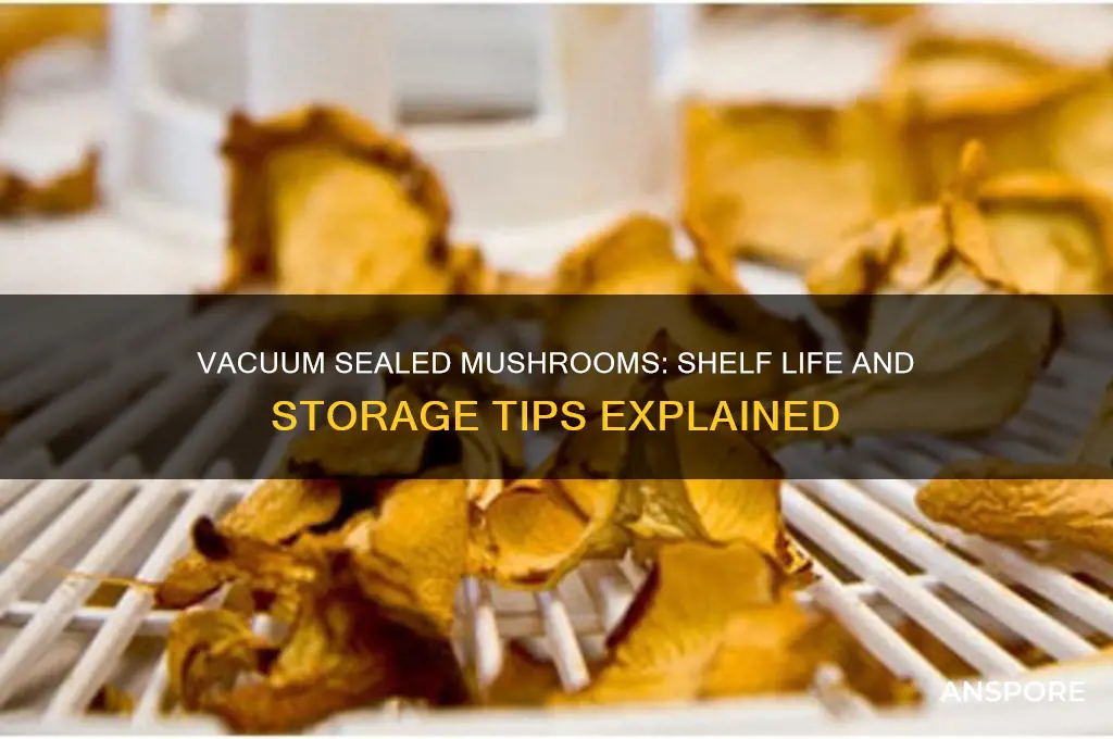 how long do vacuum sealed mushrooms last