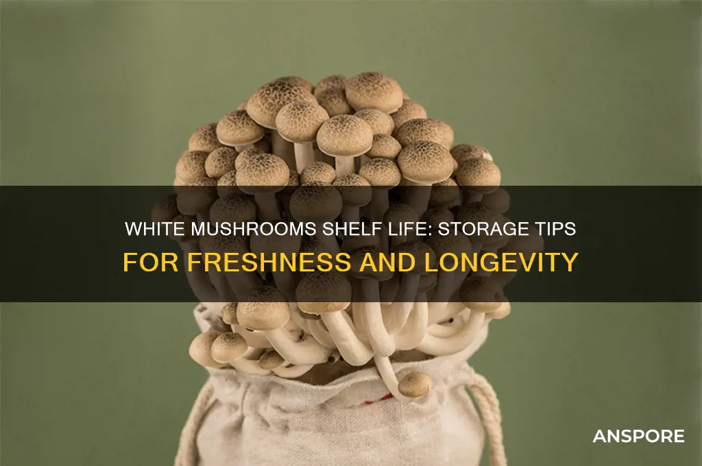 how long do white mushrooms keep
