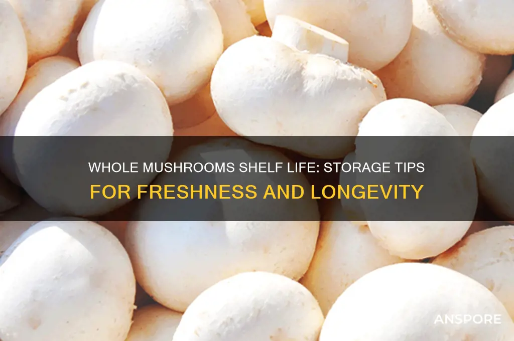 how long do whole mushrooms last
