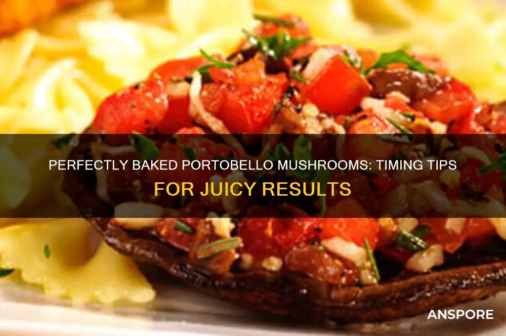 how long do you bake portobello mushrooms