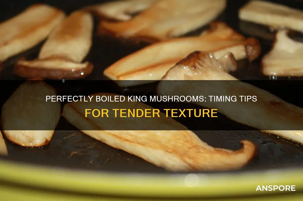 how long do you boil king mushroom