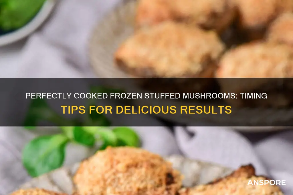 how long do you cook frozen stuffed mushrooms