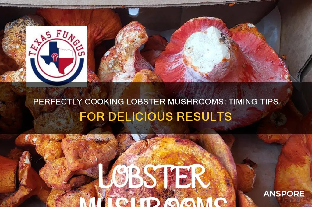 how long do you cook lobster mushroom