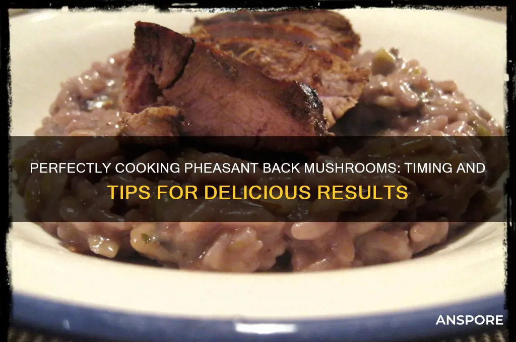 how long do you cook pheasant shelf mushrooms