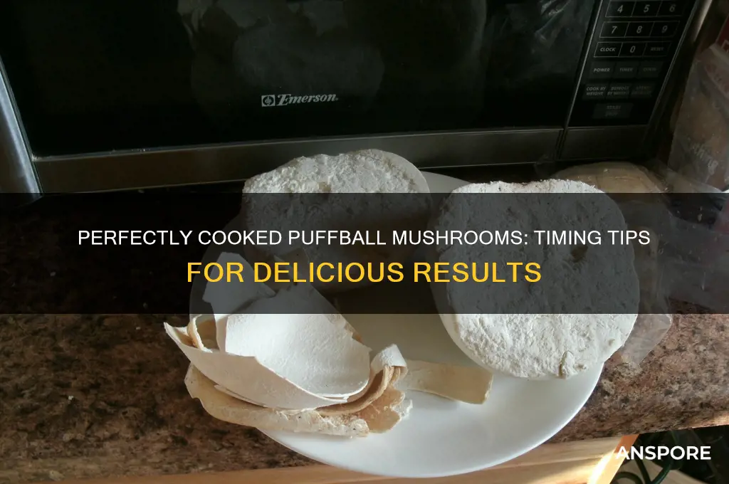 how long do you cook puffball mushrooms