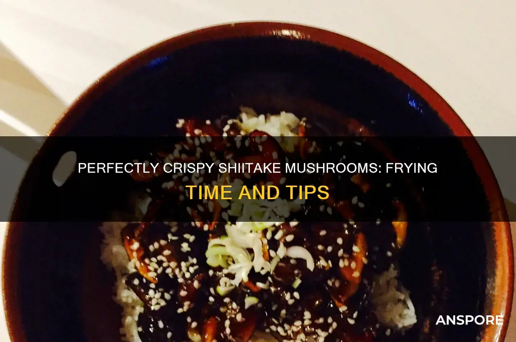 how long do you fry shiitake mushrooms
