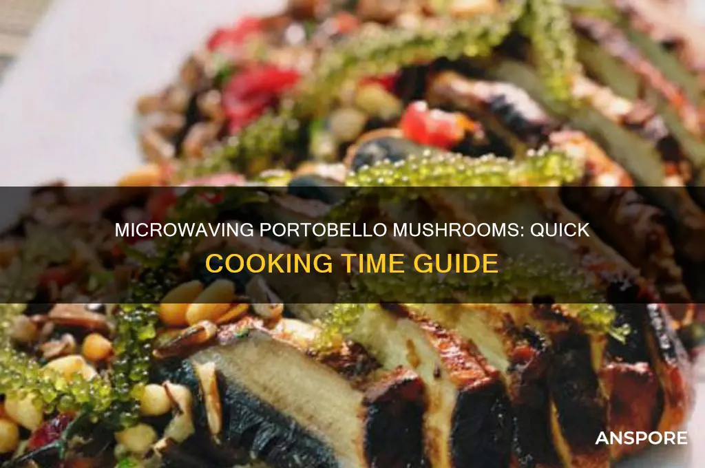 how long do you microwave portobello mushrooms