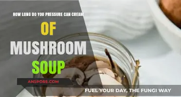 Pressure Canning Cream of Mushroom Soup: Safe Processing Time Guide