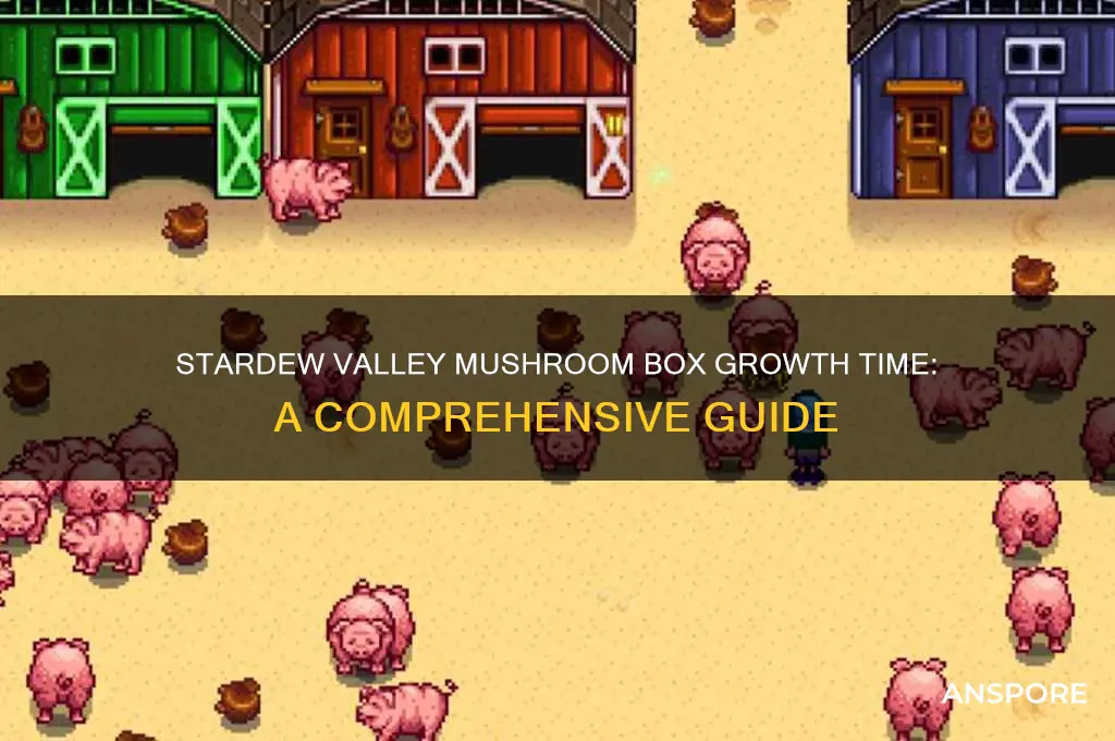 how long does a mushroom boxes take to grow stardew