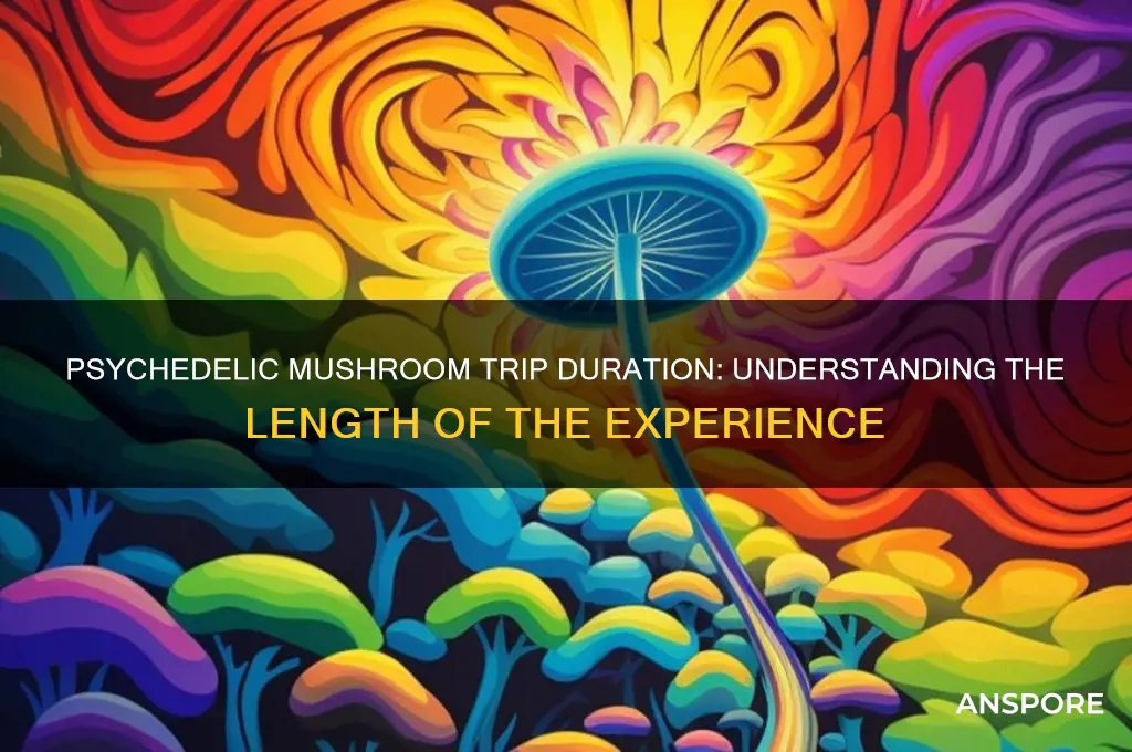 how long does a psychedelic mushroom trip last