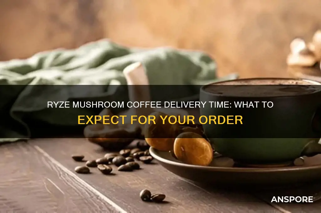how long does it take to get ryze mushroom coffee