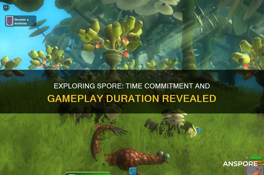how long does it take to play spore
