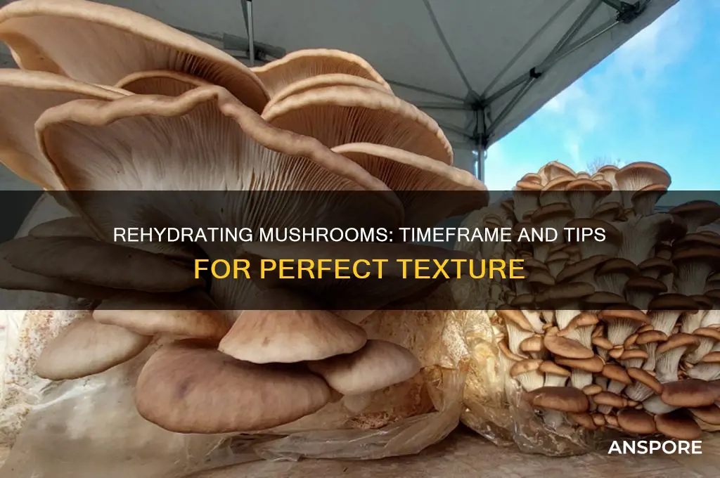 how long does it take to rehydrate mushrooms