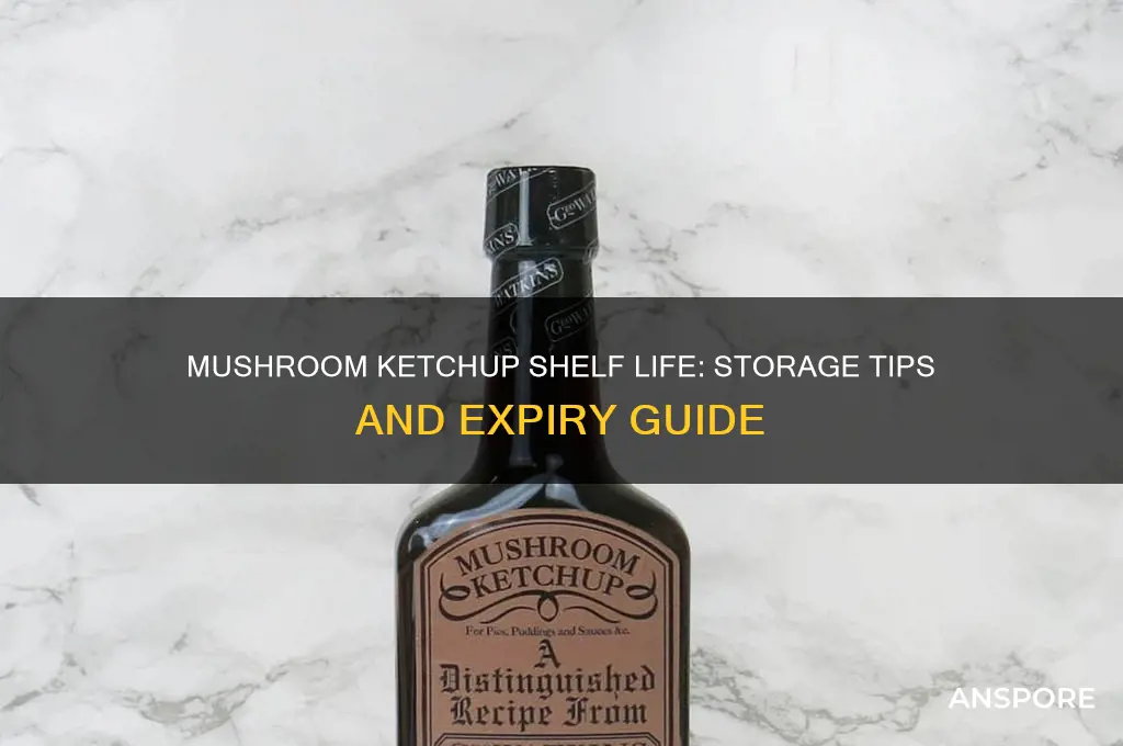 how long does mushroom ketchup last