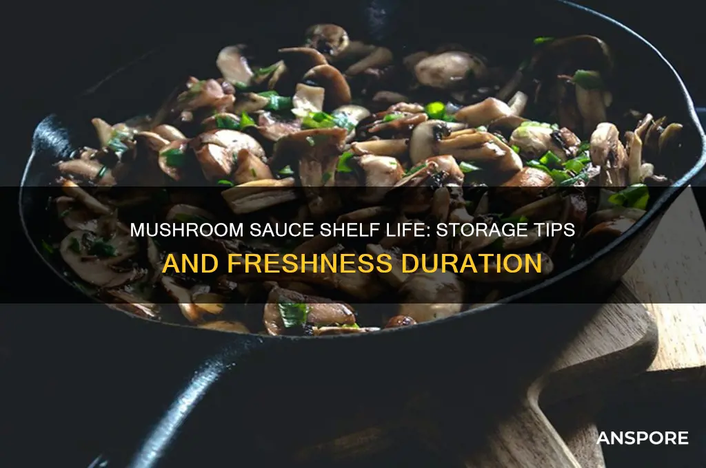 how long does mushroom sauce last