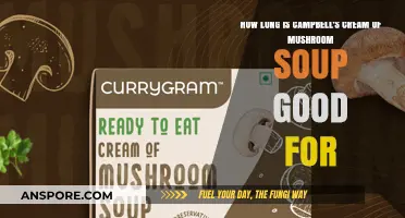 Campbell's Cream of Mushroom Soup Shelf Life: How Long is it Good?