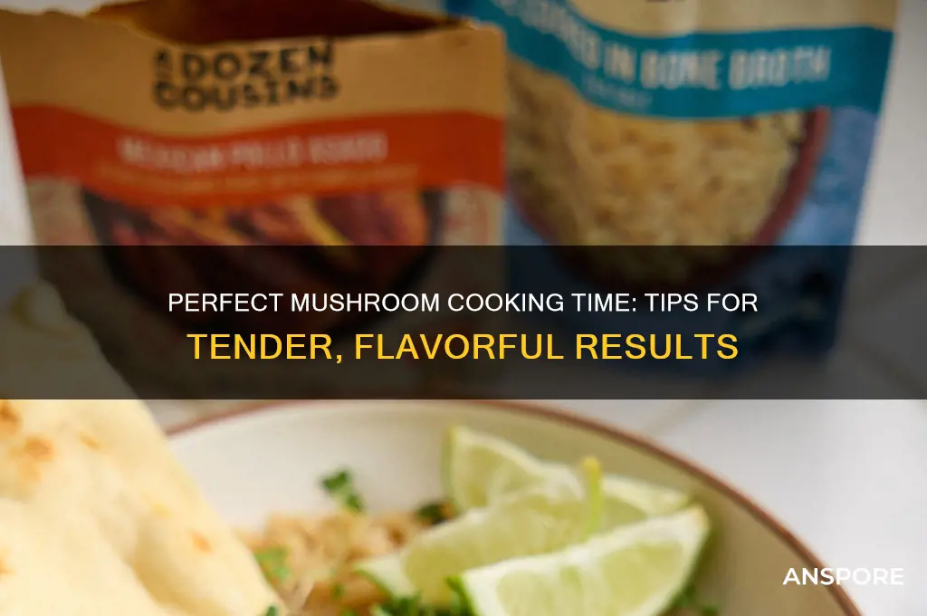 how long is the mushroom suposed to cook